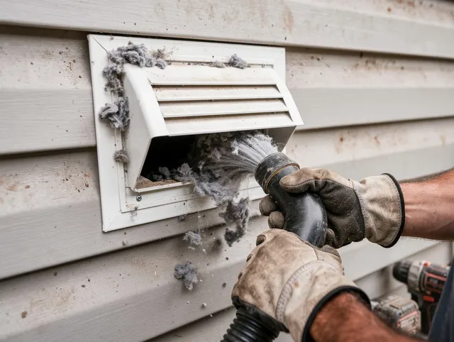 Professional dryer vent cleaning by Meriden Dryer Vent Cleaning in Meriden