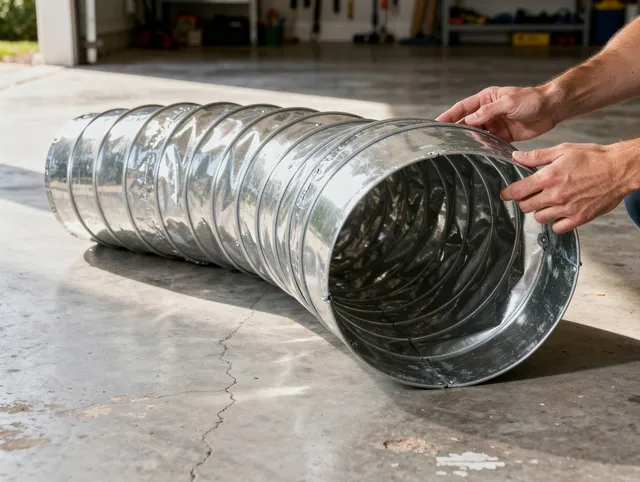 Meriden Dryer Vent Cleaning specialist using advanced equipment for thorough duct cleaning in Meriden
