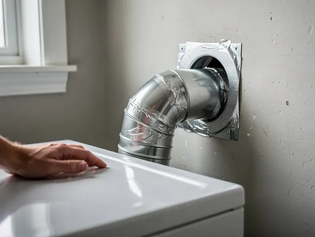 Meriden Dryer Vent Cleaning expert performing professional dryer vent repair and installation in Meriden